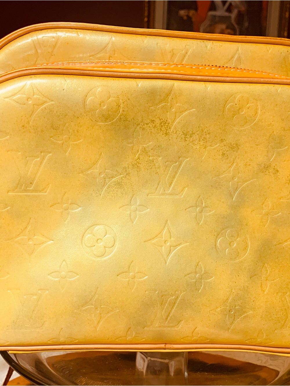Louis Vuitton Authentic Yellow Vernis Patent Back Pack. Legitgrails COA provided - Picture 3 of 12